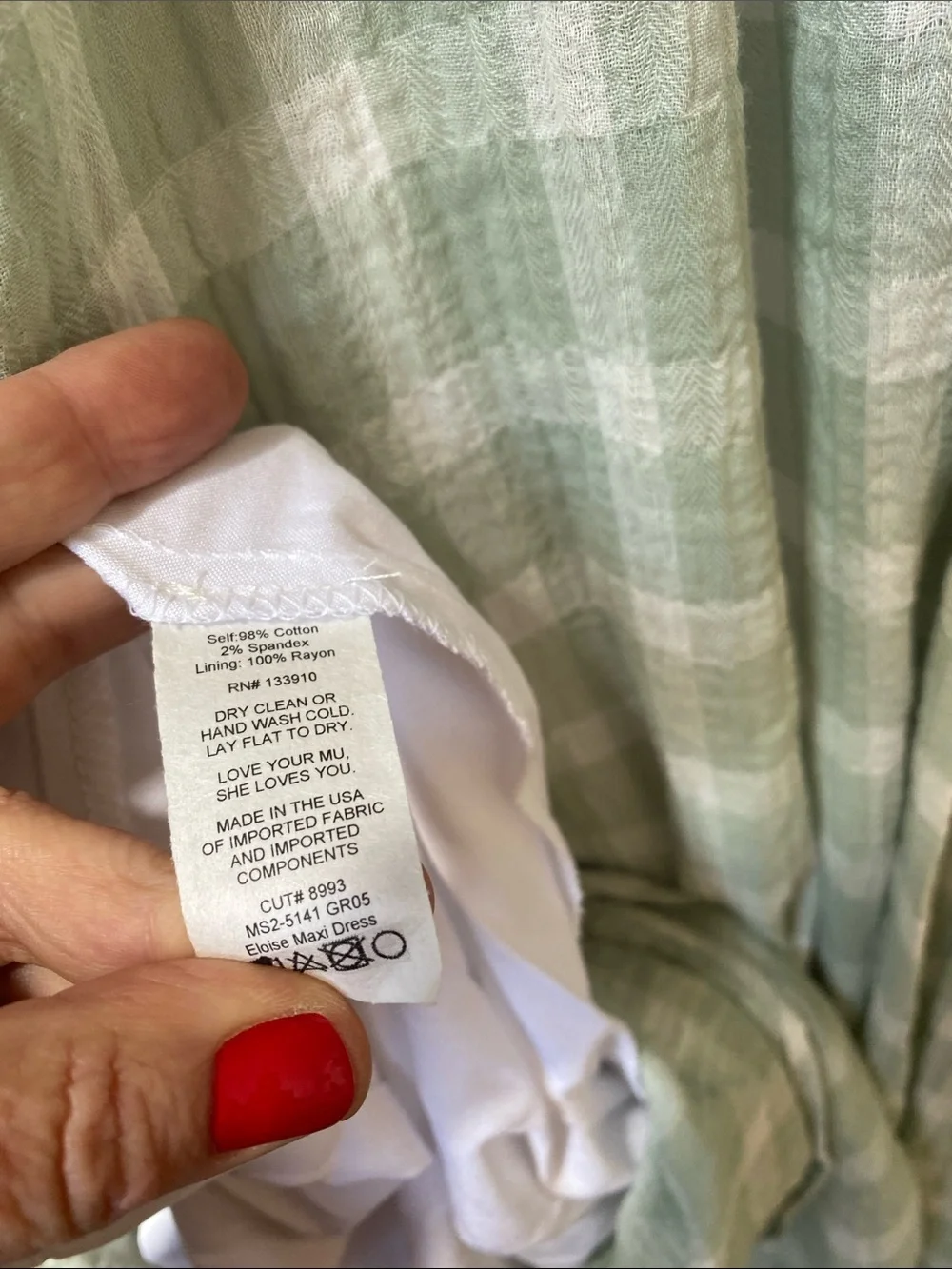 NWT SHOW ME YOUR MUMU WOMEN'S ELOISE PLAID MAXI DRESS size M